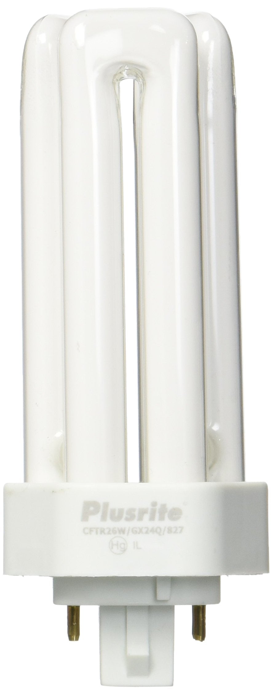 Plusrite 4039 - PL26W/3U/4P/827 Triple Tube 4 Pin Base Compact Fluorescent Light Bulb