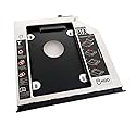 DY-tech 2nd HDD SSD Hard Drive Enclosure Caddy for HP EliteBook 2560p 2570p with Faceplate Bezel and Mounting Bracket