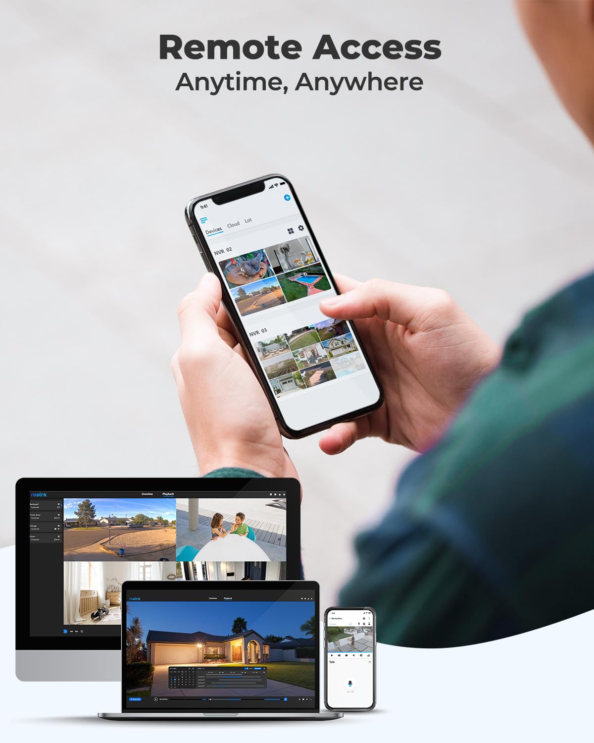 REOLINK 8CH Network Video Recorder for Home Security Camera System, Only Work with 16MP/12MP/4K/8MP/5MP/4MP REOLINK PoE IP Camera, 24/7 Recording