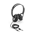 On-Stage AA3500 Wired Headphones (Closed-Back Padded Ear Cups, Adjustable Headband, Built-In 6' Cable with 1/8″ jack and 1/4″Adapter, 40 mm, 32 Ohm…