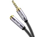 DUKABEL Headphone Extension Cable, 3.5mm TRRS Headphone Extension with Mic Male to Female Stereo Audio Cable for Smartphone,PC,TV,Headset,PS4
