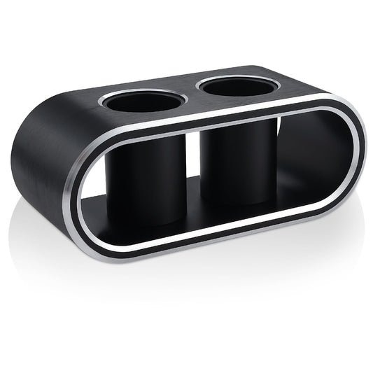WikrOck Metal Aluminum Alloy Desktop Microphones Storage Holder, Stand Support Base For Wireless Microphones, Fashionable Tabletop Mics Organizer (M