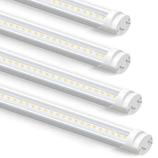 CYLYT Fluorescent Light Bulbs 48 inch Long, Type A+B T8 LED Bulb 4 Foot Replacement for F32T8 or F40T12 Lights Tube, 26W(65W Equivalent) 3400lm 6000K