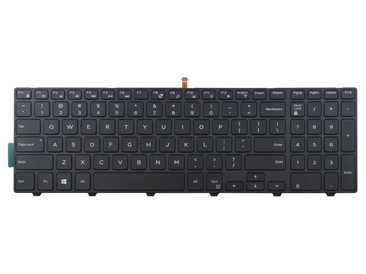 New Laptop Backlit Keyboard Replacement for Dell PK1313G2B00 V147225BS V147225BS1 US Layout Black Color
