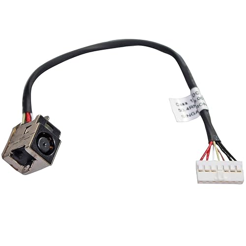 Zahara DC Power Jack with Cable Socket Plug Charging Port Replacement for HP Pavilion dv7-6b77dx dv7-6b86us A1T57UA dv7-6b78us A6S20UA