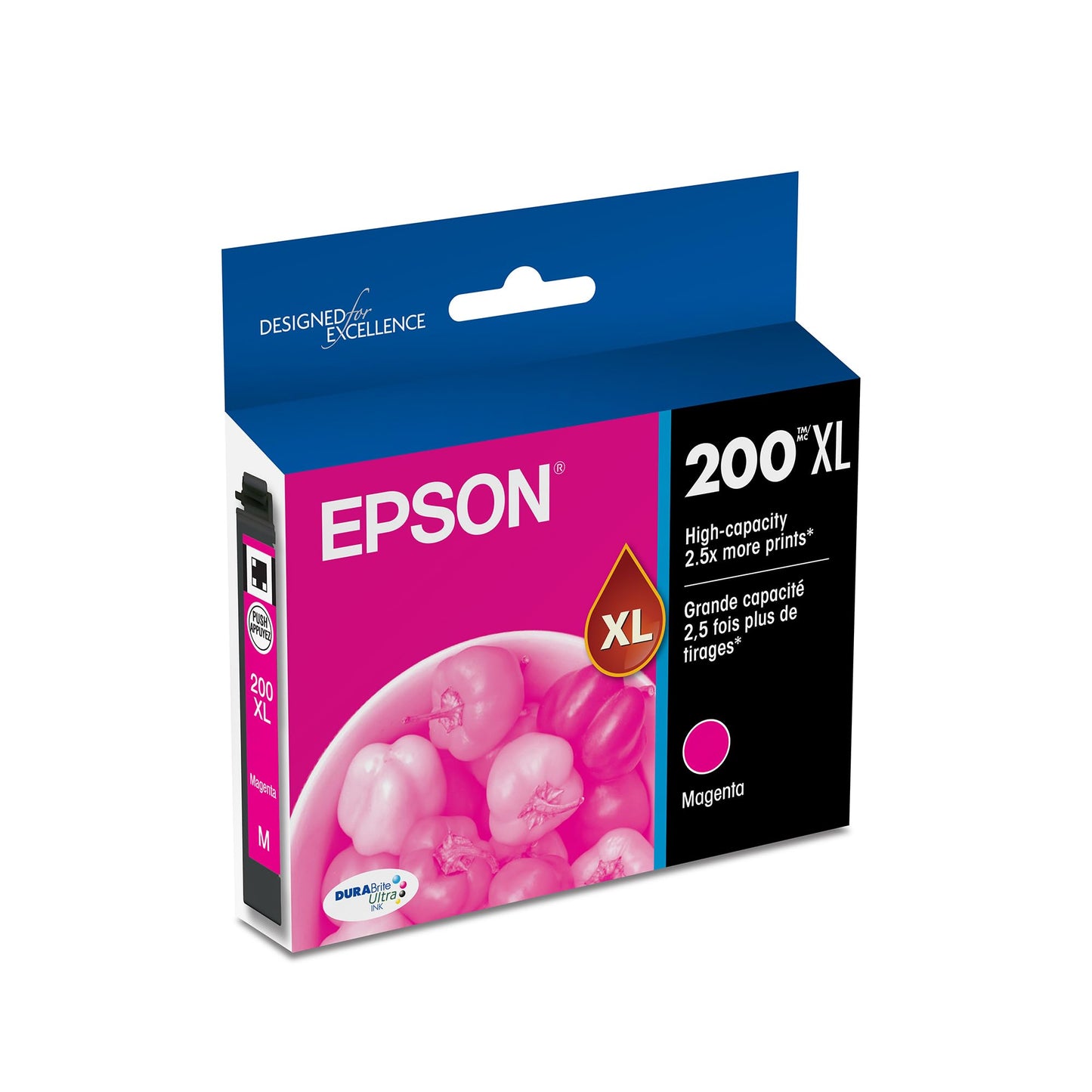 EPSON 200 DURABrite Ultra Ink High Capacity Magenta Cartridge (T200XL320-S) Works with WorkForce WF-2520, 2530, 2540, Expression XP-200, 300, 310