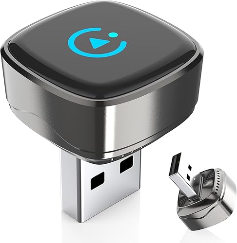 Wireless Carplay Adapter, Suitable for Vehicles Equipped with Cabled CarPlay, Plug and Play Feature enables Fast and Stable CarPlay Wireless