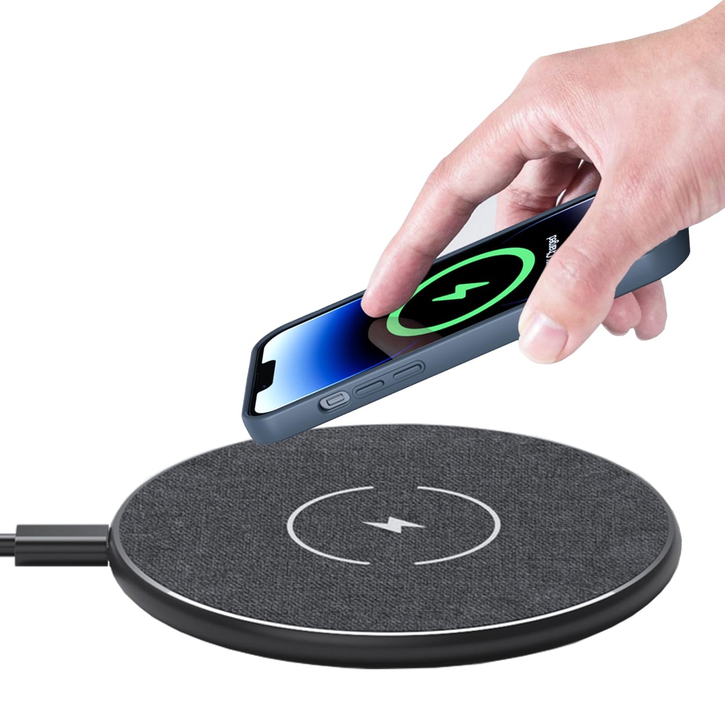 Wireless Charger 30W, 30W Fast Wireless Charging Pad For iPhone 15 14 13 12 11 X 8, Samsung Wireless Charger For Galaxy