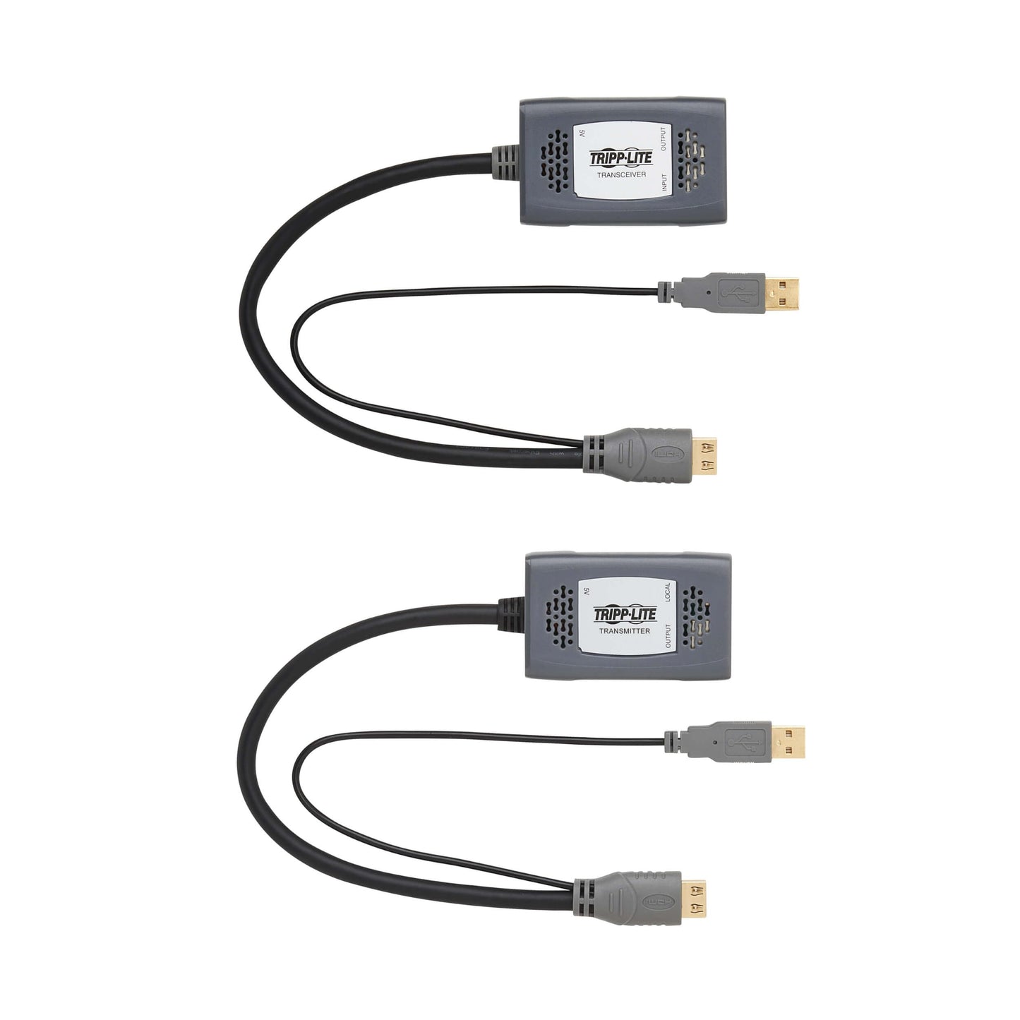 Tripp Lite Long-Distance HDMI Over Cat6 Extender Kit, 4K @ 60Hz, 1-Port, Extend up to 230 Feet / 70 Meters, Daisy-Chain up to 920ft / 280M, TAA