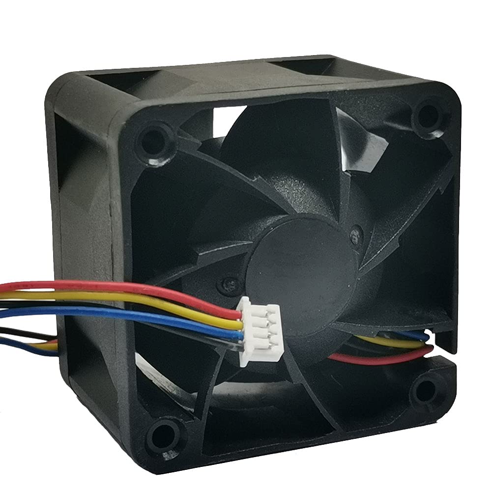 CCBBAA 5pcs 40mm Powerful Cooling Fan for AVC 4028 12V 1A DBTB0428B2G high Speed Server Fans 404028mm Dual Ball Bearing 4wire pwm