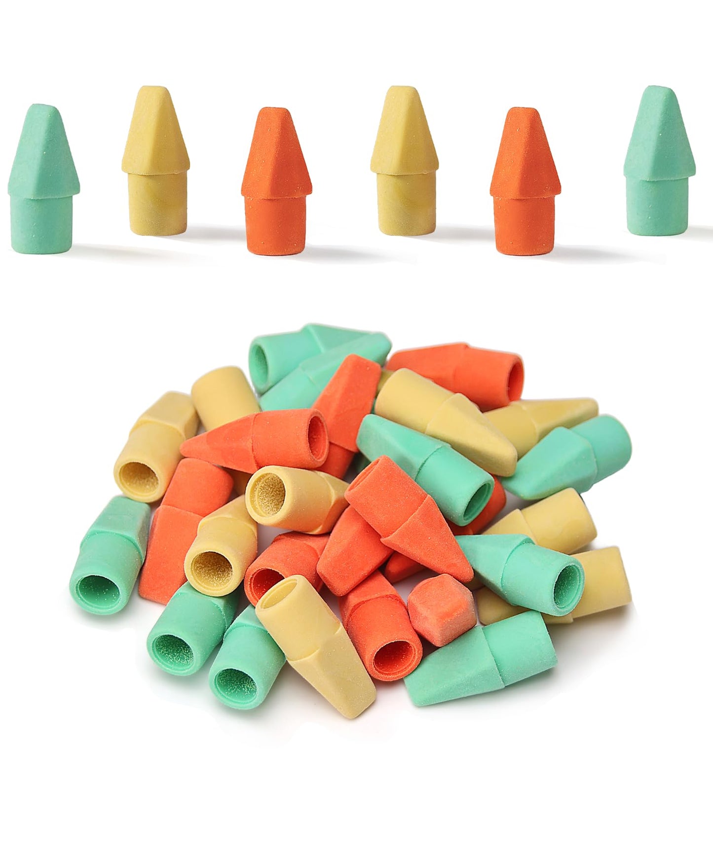 Mr. Pen- Pencil Erasers Toppers, 30 Pack, Colorful