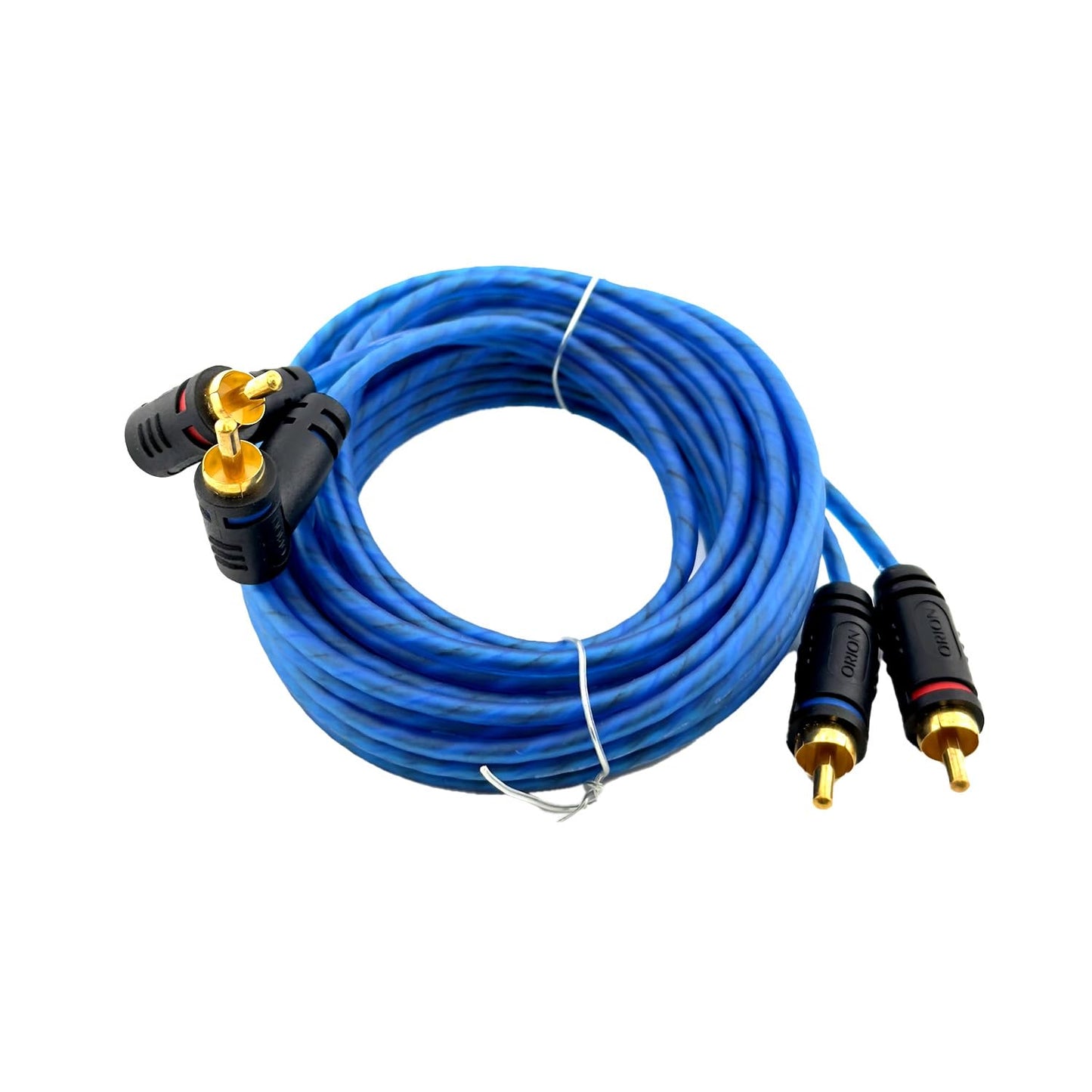 ORION Wired CR12FT (12-Ft Blue) 2 Channel RCA Male to RCA Male Stereo Car Audio Cable | RCA Cable for Amplifiers, Hi-Fi Systems, Speakers, Home