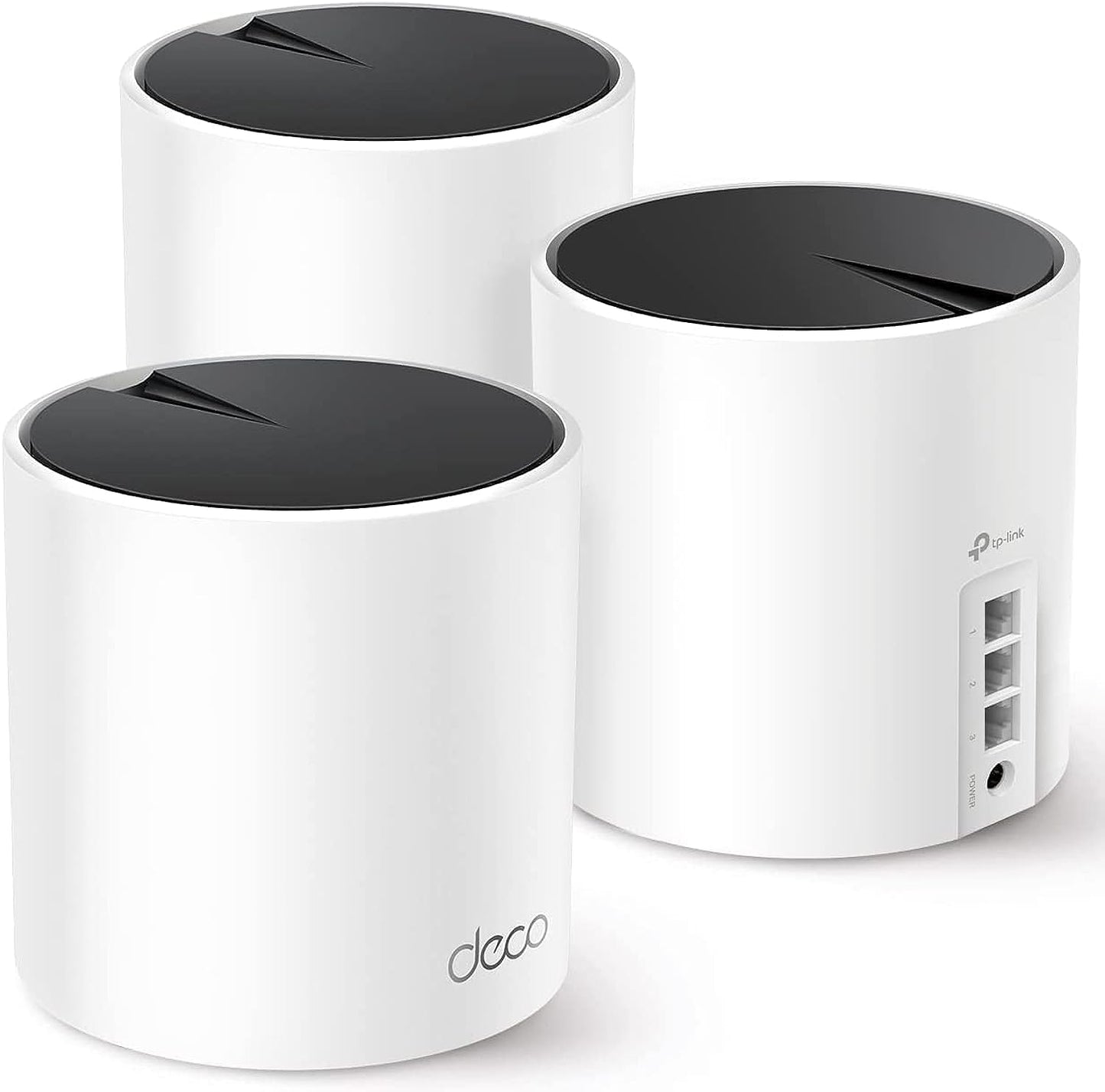 TP-Link Deco X55 AX3000 WiFi 6 Mesh System - Covers up to 6500 Sq.Ft, Replaces Wireless Router and Extender, 3 Gigabit Ports per Unit, Supports