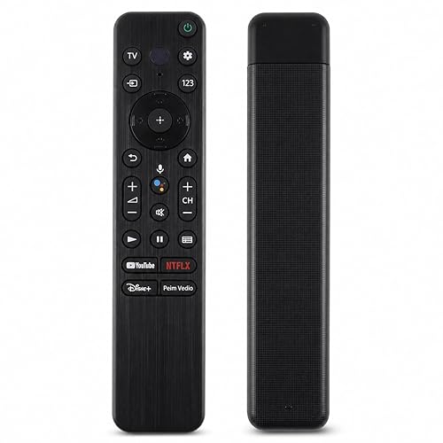 HSHONG Voice Remote for Sony Smart TVs, Replacement Control with 4 Quick Link Buttons, Compatible with All 2018-2025 Sony Bravia Google 4K UHD LED LCD