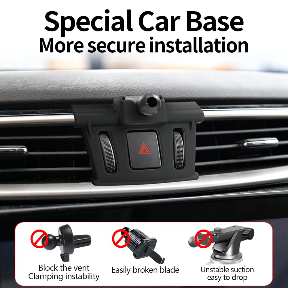 YEGZA Car Phone Holder for 2015-2025 Nissan Murano Auto Accessories Navigation Bracket Interior Decoration Dashboard Cell Mobile Phone Mount Holders