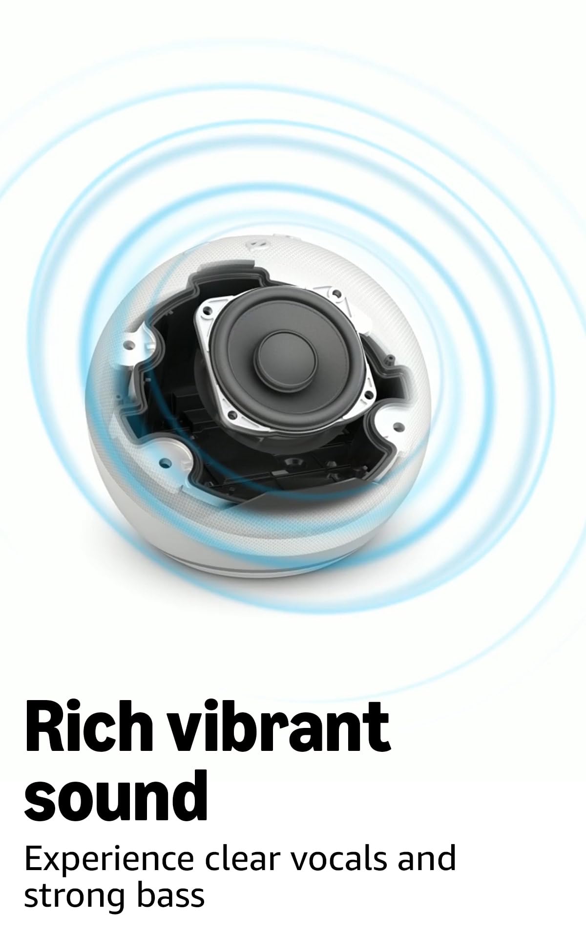 Amazon Echo Dot (newest model) - Vibrant sounding speaker, Designed for Alexa+, Great for bedrooms, dining rooms and offices, Deep Sea Blue