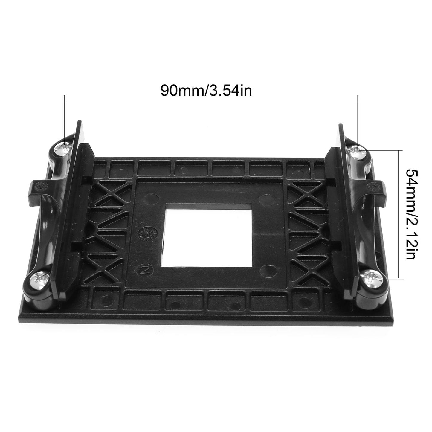 Zangc AM4 CPU Heatsink Bracket Backplate CPU Fan Water Cooling Mounting Sheet Plate AM4 AMD Socket Black -1PCS