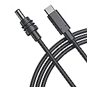 Starlink Mini Power Cable, USB C to DC Waterproof cable Work with 100W PD Charger and PD Power Bank for Starlink Mini (6.6ft)