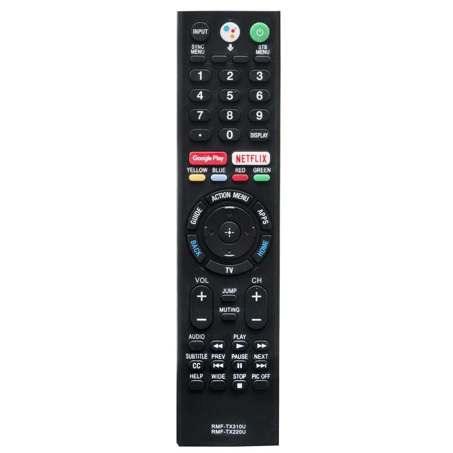 New RMF-TX220U Voice Remote Control for Sony Smart TV 4K Ultra HDTV RMF-TX310U
