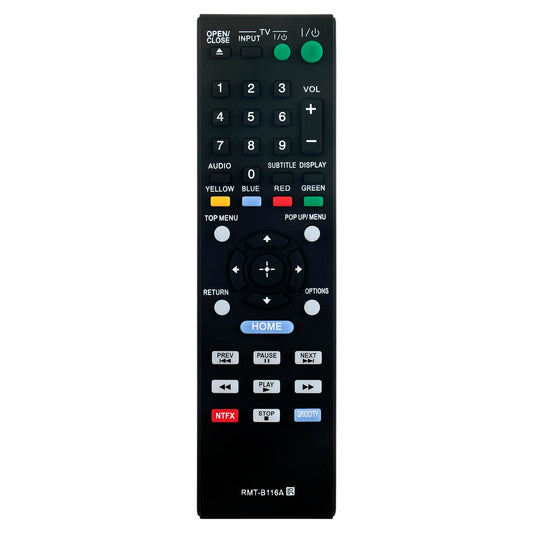 RMTB116A RMT-B116A Replaced Remote fit for Sony Blu-Ray DVD Disc Player BDP-BX58 BDP-S310 BDPBX58 BDPS310 BDP-BX38 BDP-S280 BDP-S380 BDP-S480 BDP-S580
