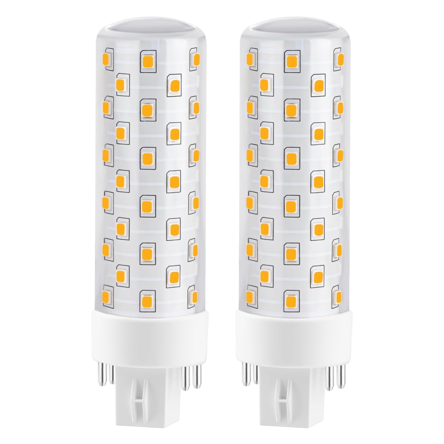 Makergroup GX24Q LED Bulbs, 3000K Warm White, 4-Pin Base CFL Light Bulb Replacement for 13W 18W 26W Compact Fluorescent Bulb in Bathroom Vent Fan