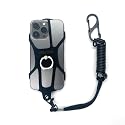 NEECONG Lanyard Holder, Universal Fishing Protect Rugged Phone Tether and Ring Grip, Compatible with Most Smartphones