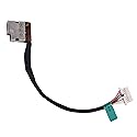 SUNMALL 799736-F57 799736-Y57 DC Jack Power Plug In Charging Port Connector Socket with Wire Cable Harness Compatible with hp 15-AC 15-AC163NR