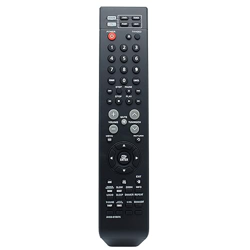 AH59-01907K Remote Control Replacement for Samsung TV Home Theater HT-Z315 HT-X250 HT-X250T HT-Z310 HT-Z312 HT-TZ325 HT-C550 HT-XQ100N HT-A100