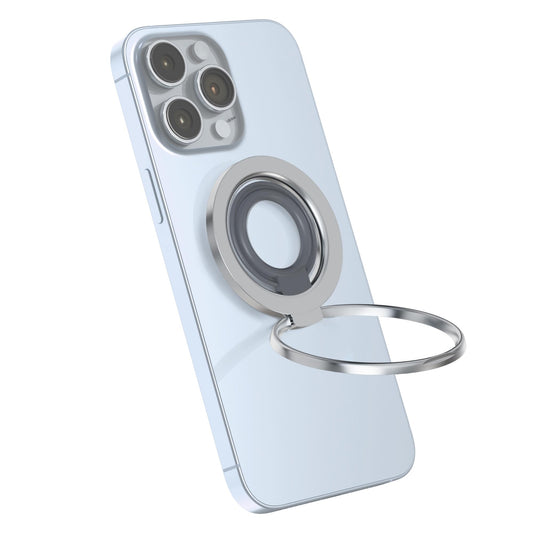 [Silicone Ring] 2025 Unrivaled Stability for MagSafe Phone Grip, Magnetic Phone Ring Holder, Compatible with MagSafe Kickstand Magnetic for iPhone 16