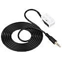 Acouto Car 3.5mm Male Audio AUX Input Adapter Cable W203 C Class