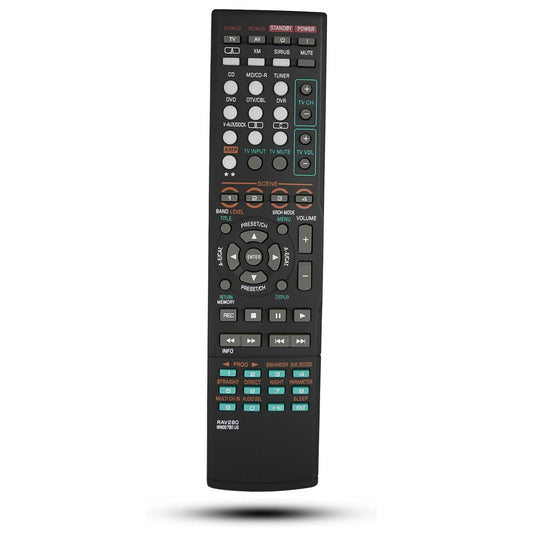 Replacement Remote Control RAV280 WN057800 Compatible for Yamaha HTR-6160 HTR-6160BL RX-V663 RX-V663BL RX-V863 RX-V863BL Audio Video AV AV Receiver