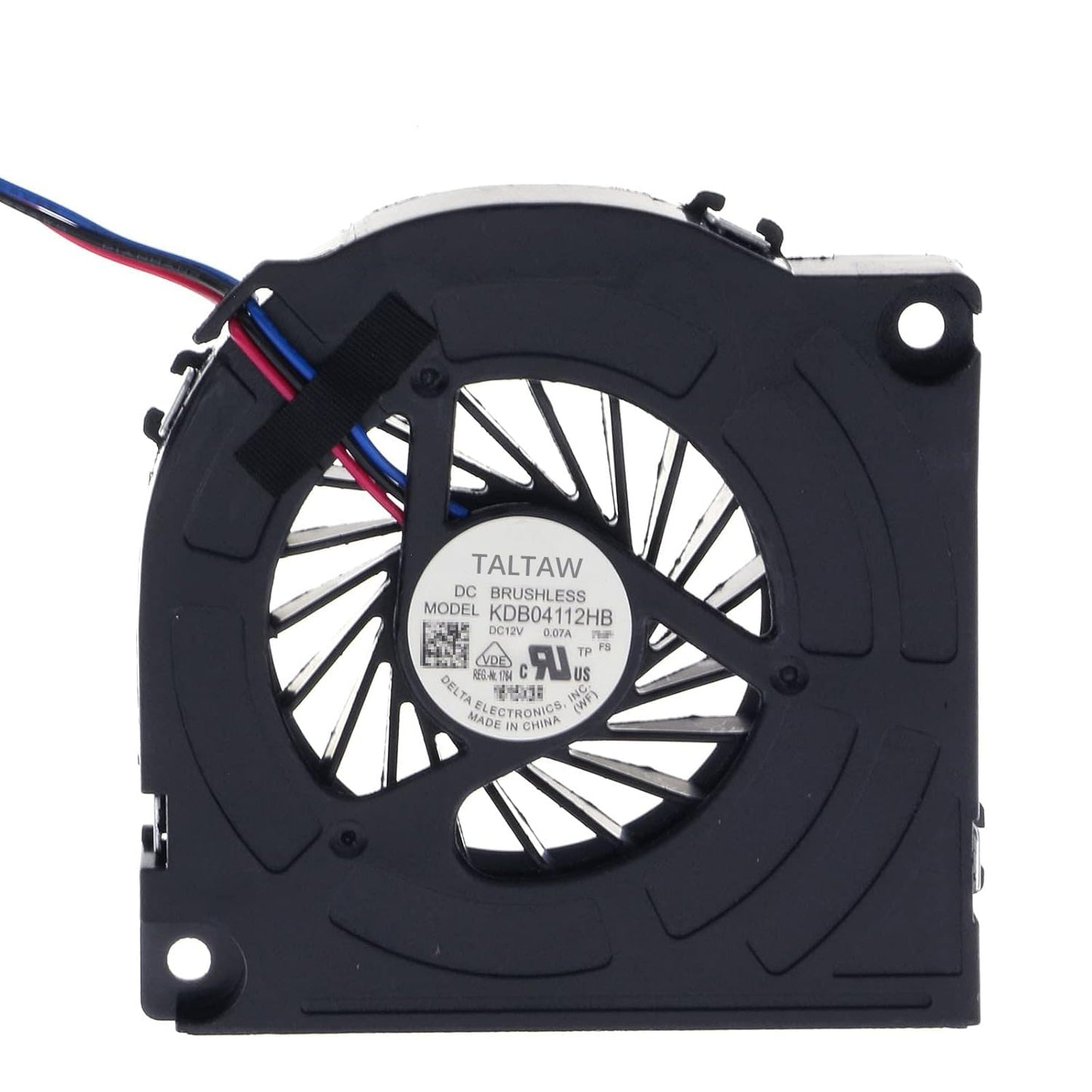 Cooling Fan KDB04112HB 12V 0.07A 3Pin for Samsung TV, HU7580 HU8500 HU8550 HU8590 HU9000 HU9800 HU7500 HU7505 HU7590 HU8200 HU8205 HU8280 HU8290