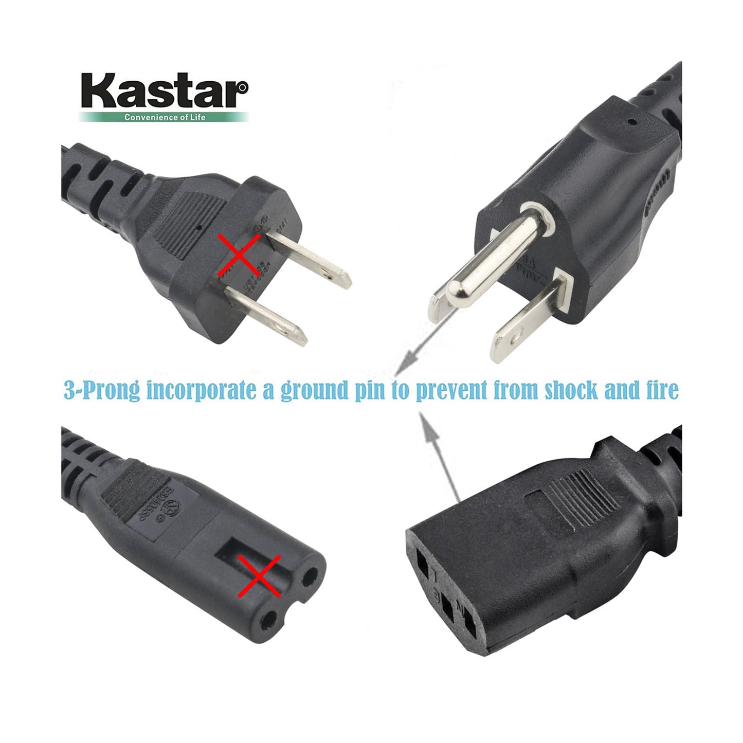 Kastar AC Adapter, Power Supply LCD 12V 5A 60W for Benq LCD Monitor FP2081 FP450 FP547 FP553 FP557 FP563 FP567 FP581 FP581 FP591 FP731, 5050 3528 RGB…