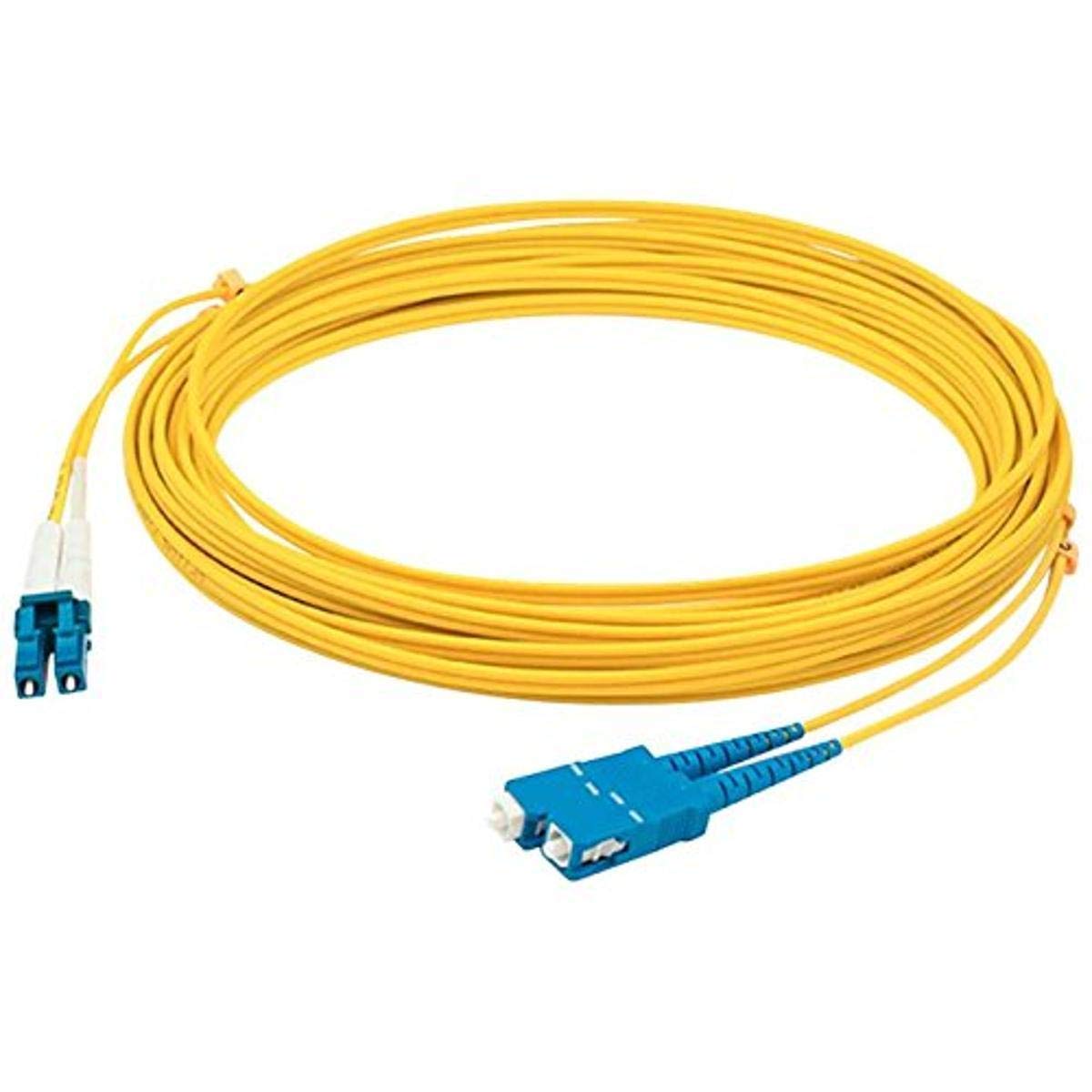 AddOn 2m Single-Mode Fiber (SMF) Duplex (APC-SC/PC-LC) ASC/LC OS1 Yellow Patch Cable ADD-ASC-LC-2M9SMF