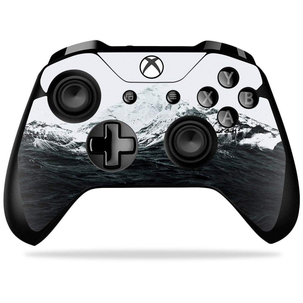 MightySkins Skin Compatible with Microsoft Xbox One X Controller - Mountain Waves | Protective, Durable, and Unique Vinyl Decal wrap Cover | Easy