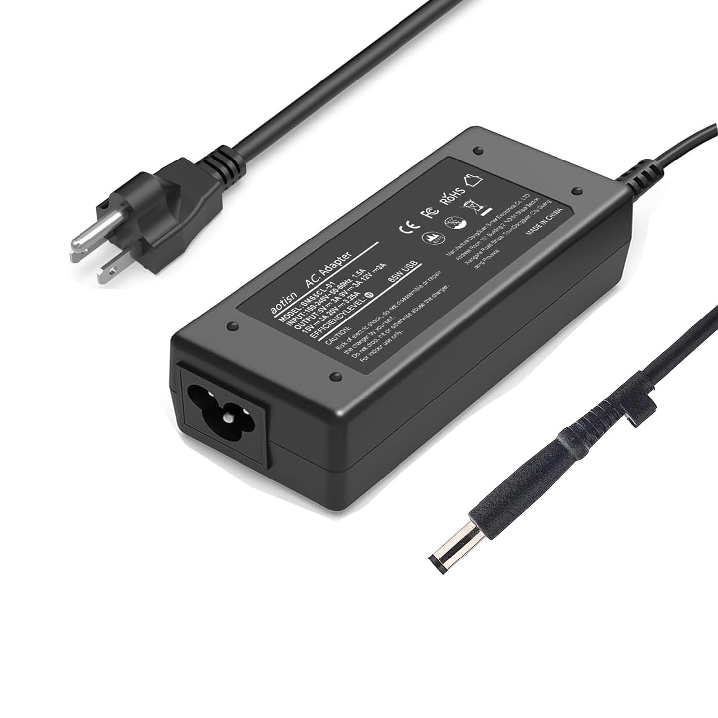 65W Laptop Charger Compatible with HP Pavilion DV7 DV6 DV5 DV4 DM4 G7 G6 Series, Probook, Compaq Cq57 Cq62 Cq56 Cq61 Cq60 Cq58,2000-329WM 2000-2A20NR