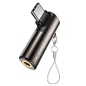 MOSWAG USB C to 3.5mm Jack Type C Headphone Adapter Right Angled Aux Mic Audio Dongle Zinc Alloy Headphone Adapter Compatible with iPhone 15 Plus