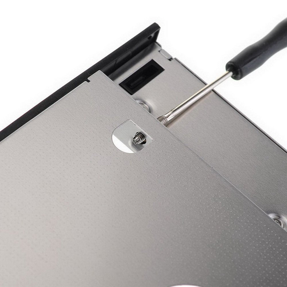 axGear Optical Bay 2nd SATA HDD Hard Drive Caddy CD DVD-ROM for Laptop Notebook 9.5mm