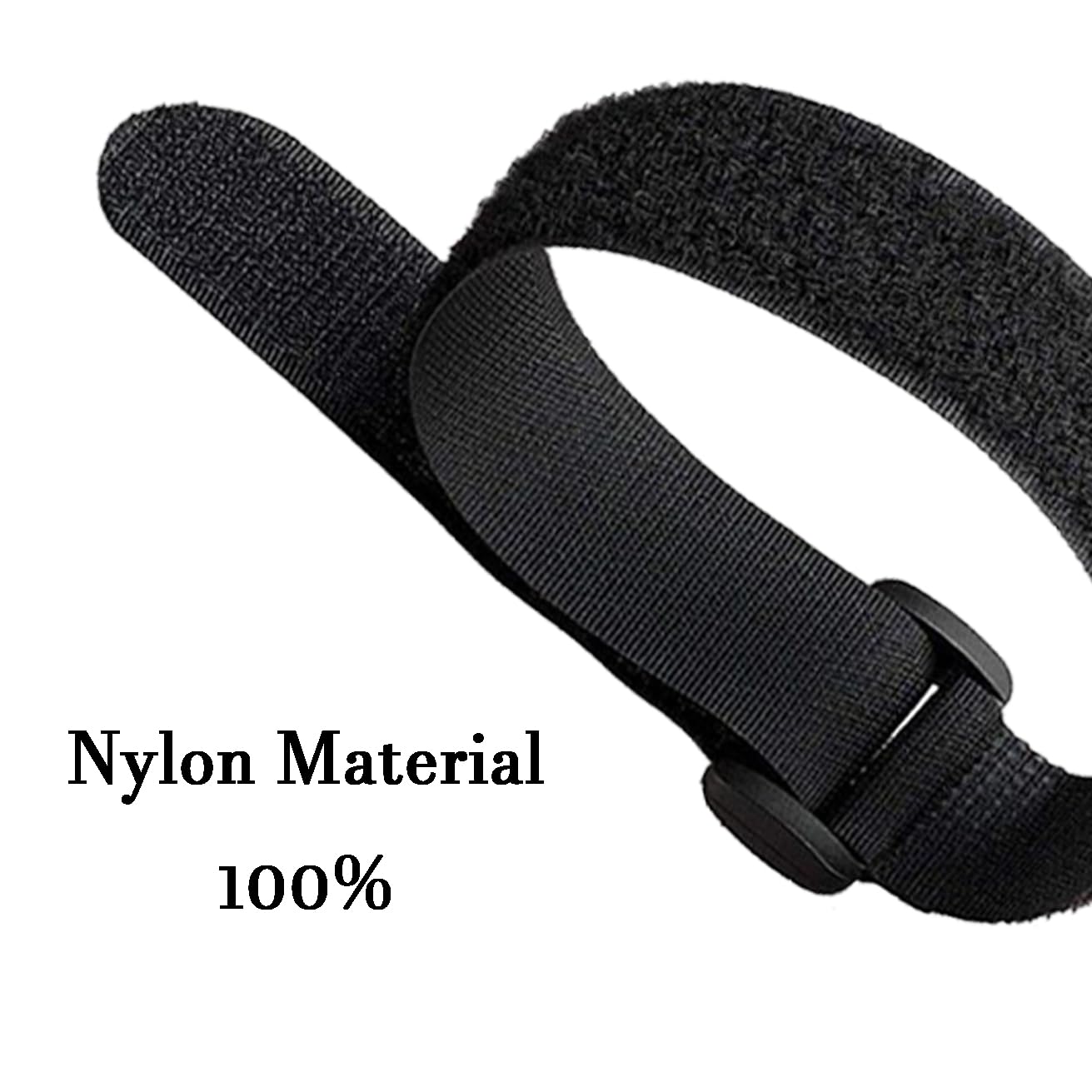 UONIKA 32 pcs 1-inch-wide Hook and Loop Cable Straps, 8"-12"-18"-24"-36" Adjustable Fastening Straps, Fixing and Organizing Cable Ties Set