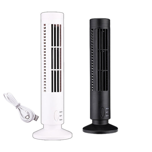 DISPRA Usb Powered Tower Fan Small Desk Strong Wind