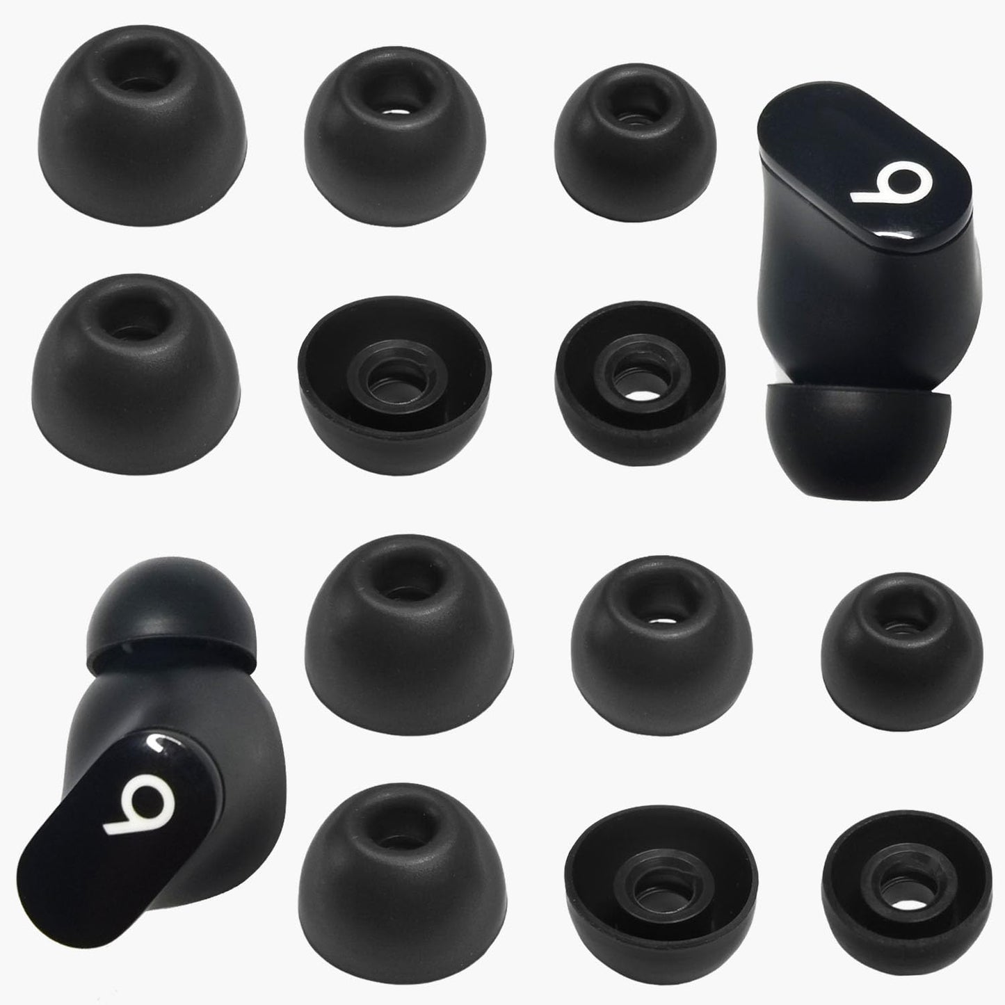 Luckvan Silicone Ear Tips for Beats Studio Buds+Replacement Earbuds Tips for Beats Studio Buds/Fit Pro/Solo Buds Replacement Tips for Beats Earbuds, 6