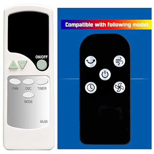 Replacement Remote Control for Sierra Omnibreeze 40 Inch 4 Speed Tower Fan MK-TF0002