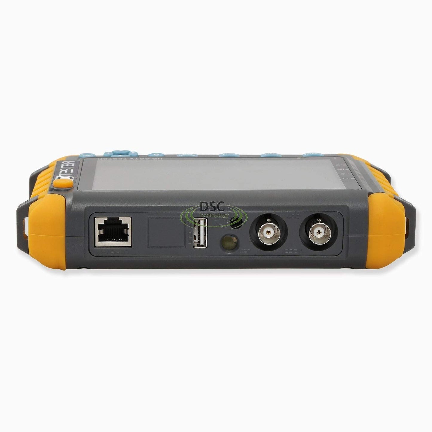 4 in 1 CCTV Tester for 1080P/3.0mp/4.0mp/5.0/8.0 Megapixel AHD, TVI, CVI, CVBS Analog Security Camera, 5 inch LCD Screen Video Monitor, 12V 1A DC