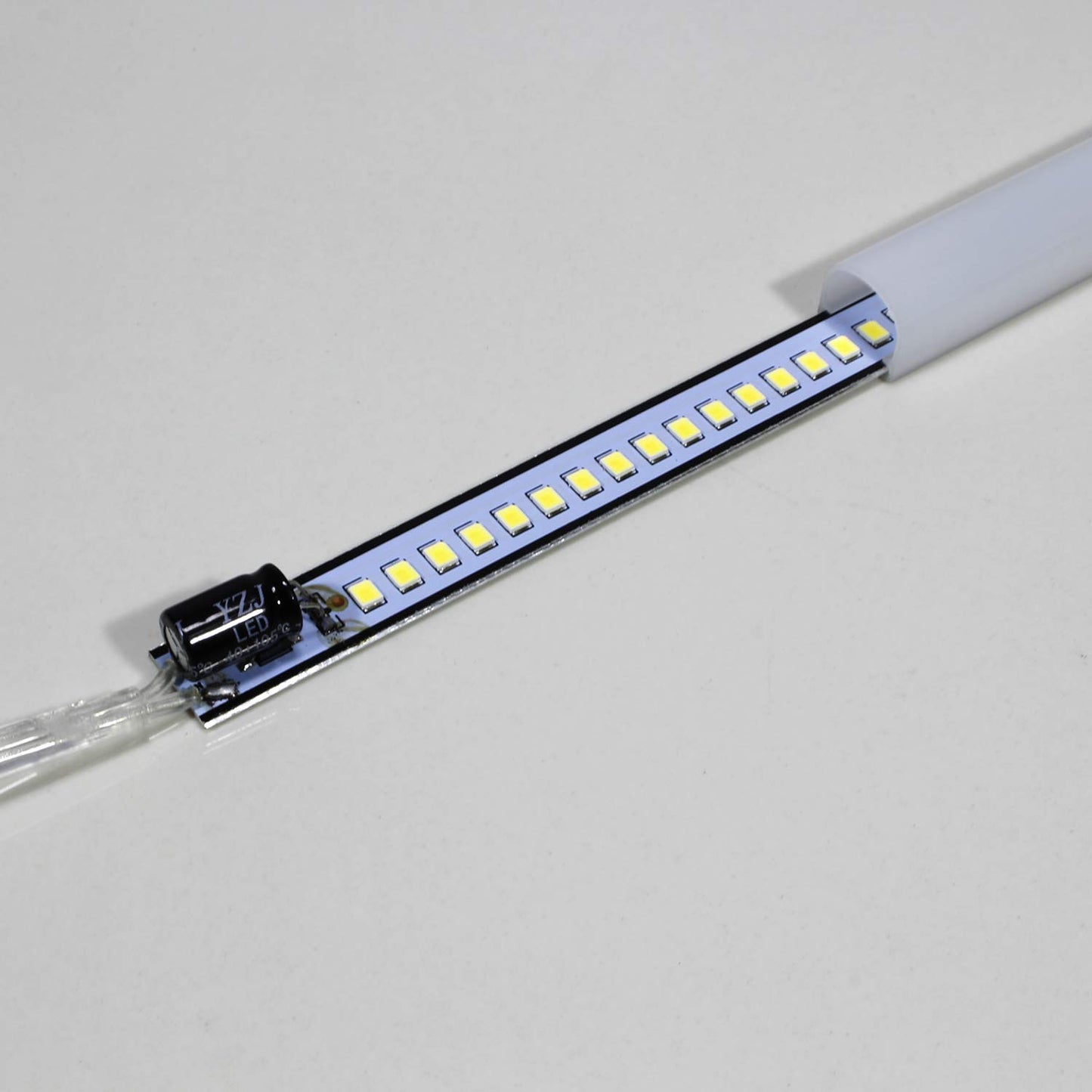 STBTECH 110V LED Under Cabinet Lighting,17inch LED Strip Light Bar with 6ft Power Cord,Magnetic Installation,Super Slim Counter Light,Reading Desk