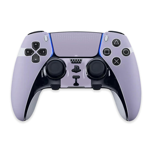 MightySkins Skin Compatible with PS5 DualSense Edge Controller - Solid Lilac | Protective, Durable, and Unique Vinyl Decal wrap Cover | Easy to Apply