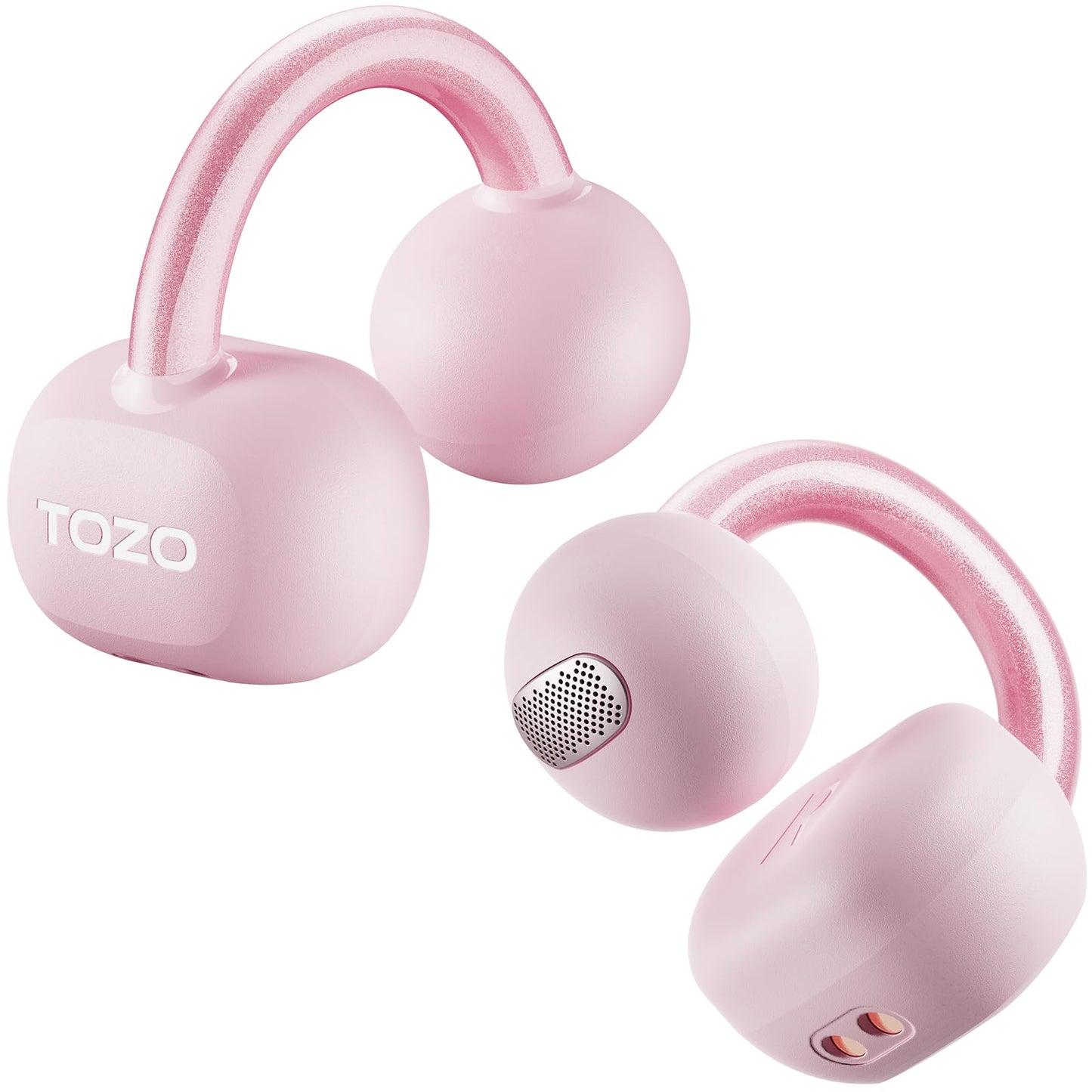 TOZO OpenEarRing Open Ear Earbuds 40H Bluetooth 5.4 Lightweight Comfort