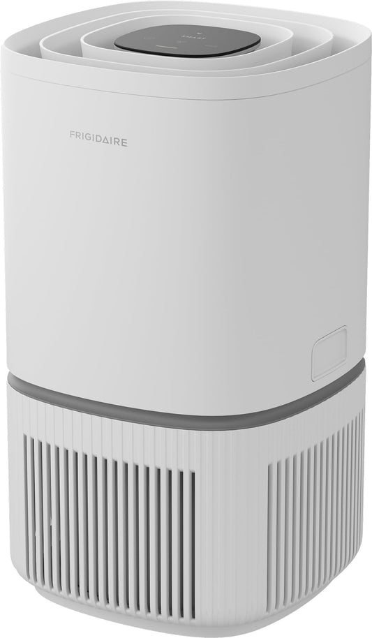 Frigidaire PureA300 HEPA Air Purifier for Small Bedrooms, Covers up to 850 Sq. Ft., 3-Stage Filtration, Energy Star Certification, Air Quality