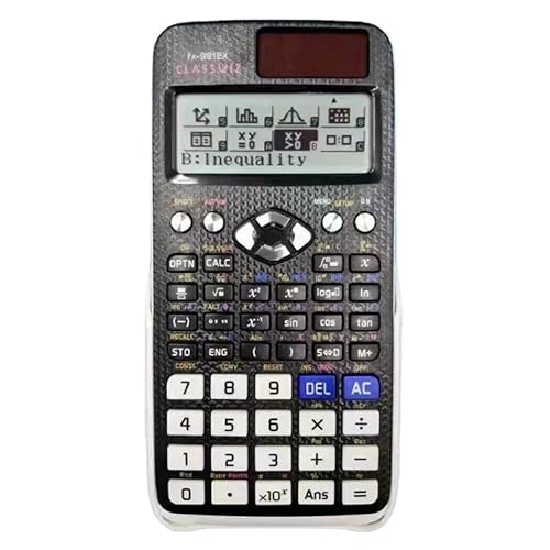 991EX Scientific Calculator Original Digital Large Display 696 Functions for High School University Solar Scientific Calculator