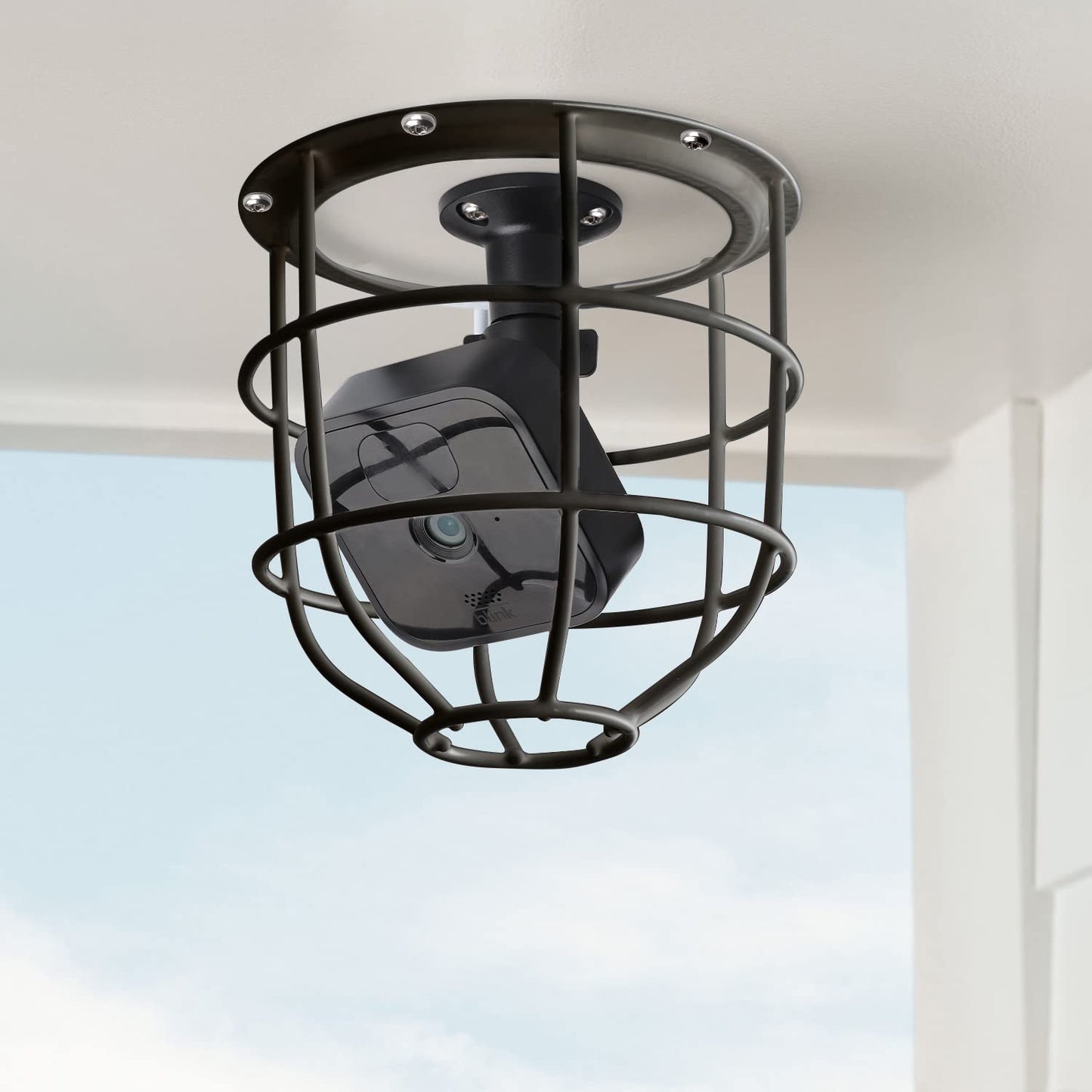 UYODM Anti-Theft Camera Mount Cage and Wall Mount Bracket - Compatible with Blink Outdoor/Mini/XT2/XT3/YI/Wyze/eufycam/Nest Camera