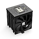 Thermalright Burst Assassin 120 Vision Black CPU Air Cooler, Desktop CPU Cooler with 1500RPM Speed,320x240 Resolving Power IPS LCD Screen